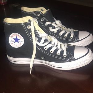 Black High-Top All Star Converse